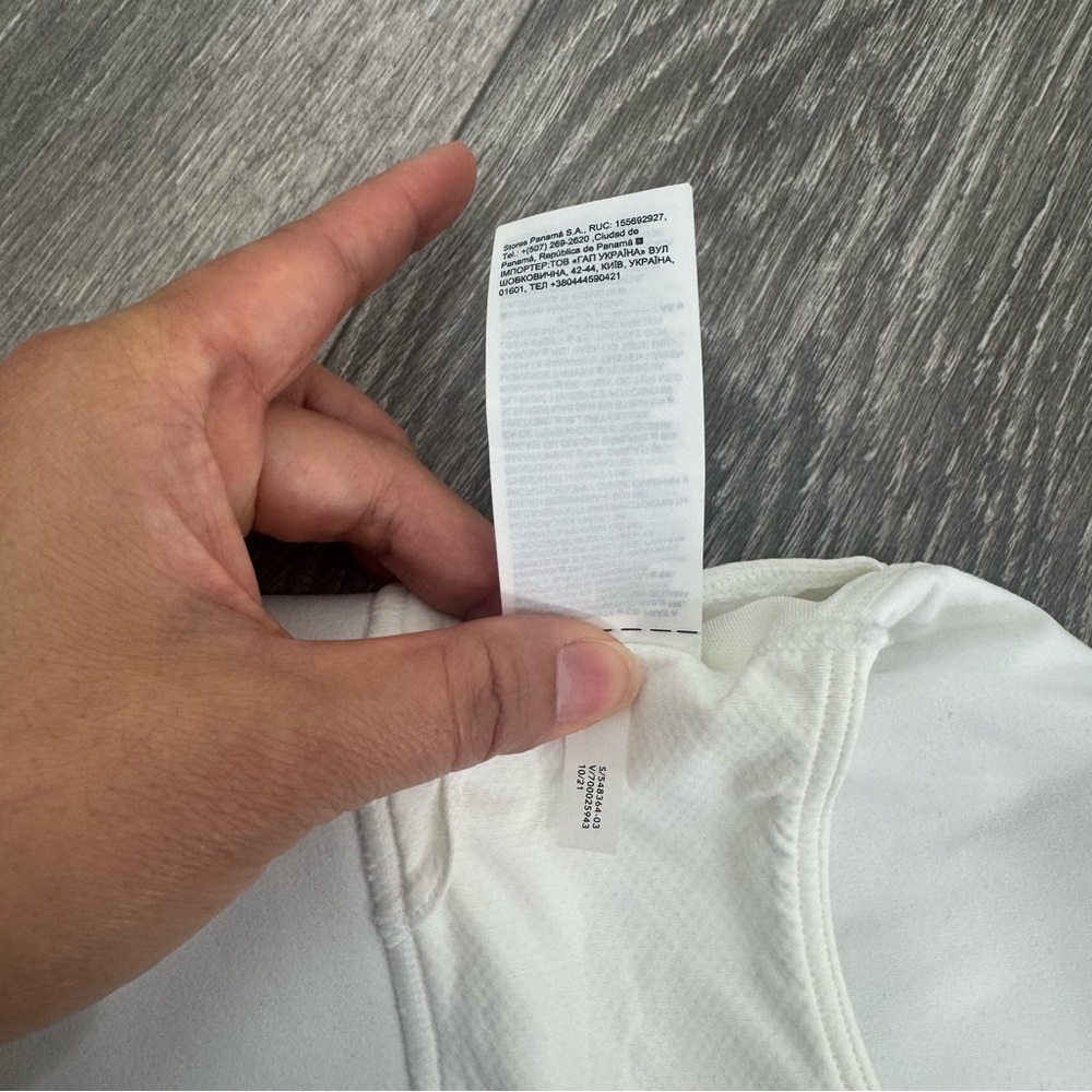 Athleta White Cross Back Sports Bra Size XL Strappy Racerback Yoga Bra EUC - Picture 11 of 13